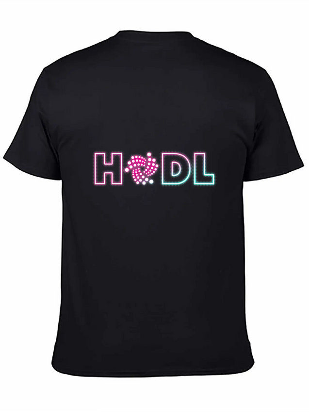 (Gift) HODL Neon Lightweight Cotton T-Shirt – Daily Comfort Graphic Shirt