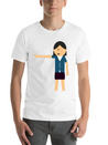 Girl Pointed Lightweight Cotton T-Shirt – Daily Comfort Graphic Shirt