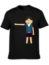 Girl Pointed Lightweight Cotton T-Shirt – Daily Comfort Graphic Shirt