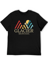 Glacier National Park Glacier Montana Glacier Lightweight Cotton T-Shirt – Daily Comfort Graphic Shirt