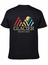 Glacier National Park Glacier Montana Glacier Lightweight Cotton T-Shirt – Daily Comfort Graphic Shirt