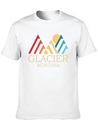 Glacier National Park Glacier Montana Glacier Lightweight Cotton T-Shirt – Daily Comfort Graphic Shirt
