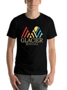 Glacier National Park Glacier Montana Glacier Lightweight Cotton T-Shirt – Daily Comfort Graphic Shirt