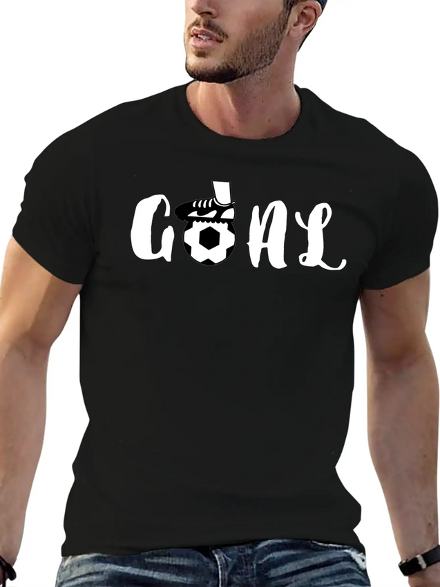 Goal Lightweight Cotton T-Shirt – Daily Comfort Graphic Shirt
