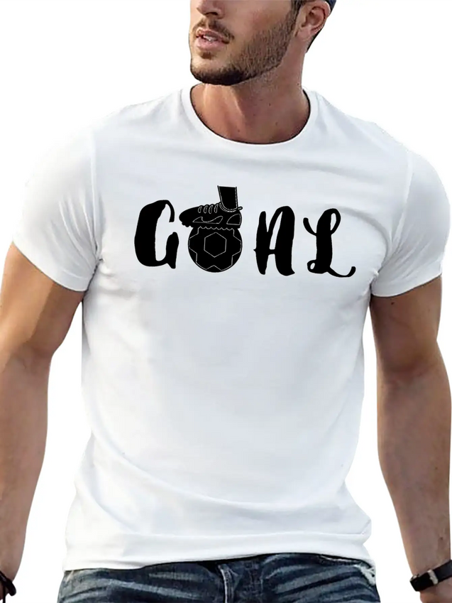Goal Lightweight Cotton T-Shirt – Daily Comfort Graphic Shirt