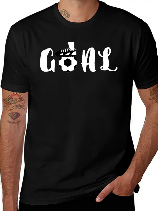 Goal Lightweight Cotton T-Shirt – Daily Comfort Graphic Shirt
