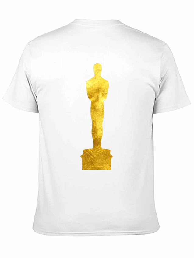 Gold Oscar Lightweight Cotton T-Shirt – Daily Comfort Graphic Shirt