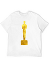 Gold Oscar Lightweight Cotton T-Shirt – Daily Comfort Graphic Shirt