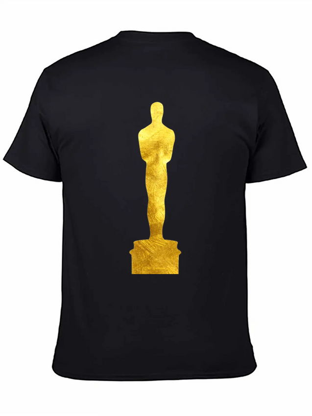 Gold Oscar Lightweight Cotton T-Shirt – Daily Comfort Graphic Shirt