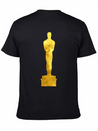 Gold Oscar Lightweight Cotton T-Shirt – Daily Comfort Graphic Shirt