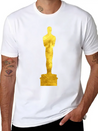 Gold Oscar Lightweight Cotton T-Shirt – Daily Comfort Graphic Shirt