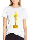 Gold Oscar Lightweight Cotton T-Shirt – Daily Comfort Graphic Shirt