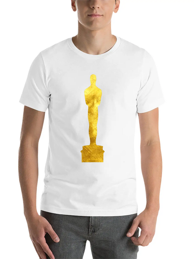 Gold Oscar Lightweight Cotton T-Shirt – Daily Comfort Graphic Shirt
