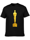 Gold Oscar Lightweight Cotton T-Shirt – Daily Comfort Graphic Shirt