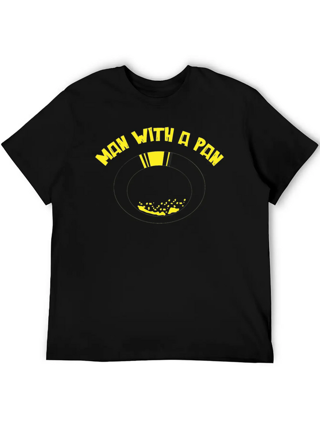 Gold Panning, GOld Digger Lightweight Cotton T-Shirt – Daily Comfort Graphic Shirt