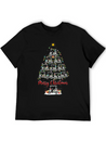 Golf Cart Lover Xmas Lighting Santa Golf Cart Lightweight Cotton T-Shirt – Daily Comfort Graphic Shirt