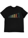 Golf Player Evolution Golf Club Golfer Golf Lightweight Cotton T-Shirt – Daily Comfort Graphic Shirt