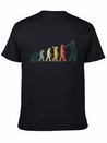 Golf Player Evolution Golf Club Golfer Golf Lightweight Cotton T-Shirt – Daily Comfort Graphic Shirt