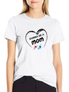 Gonna Be A Mom Baby Shower Gender Reveal Mommy Lightweight Cotton T-Shirt – Daily Comfort Graphic Shirt