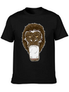Gorilla On Rampage - Ape Alpha Leader Zoo Rage Lightweight Cotton T-Shirt – Daily Comfort Graphic Shirt