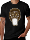 Gorilla On Rampage - Ape Alpha Leader Zoo Rage Lightweight Cotton T-Shirt – Daily Comfort Graphic Shirt