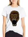 Gorilla On Rampage - Ape Alpha Leader Zoo Rage Lightweight Cotton T-Shirt – Daily Comfort Graphic Shirt