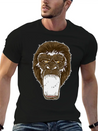 Gorilla On Rampage - Ape Alpha Leader Zoo Rage Lightweight Cotton T-Shirt – Daily Comfort Graphic Shirt