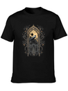 Gothic Occult Satan Gothic Black Scene Wicca Lightweight Cotton T-Shirt – Daily Comfort Graphic Shirt
