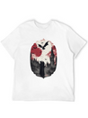 Gothic Vampire Horror Design Lightweight Cotton T-Shirt – Daily Comfort Graphic Shirt