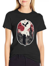 Gothic Vampire Horror Design Lightweight Cotton T-Shirt – Daily Comfort Graphic Shirt