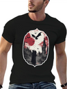 Gothic Vampire Horror Design Lightweight Cotton T-Shirt – Daily Comfort Graphic Shirt