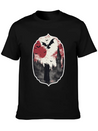 Gothic Vampire Horror Design Lightweight Cotton T-Shirt – Daily Comfort Graphic Shirt