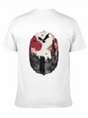 Gothic Vampire Horror Design Lightweight Cotton T-Shirt – Daily Comfort Graphic Shirt