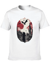 Gothic Vampire Horror Design Lightweight Cotton T-Shirt – Daily Comfort Graphic Shirt