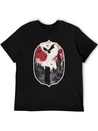 Gothic Vampire Horror Design Lightweight Cotton T-Shirt – Daily Comfort Graphic Shirt