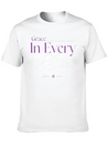 Grace In Every Step Lightweight Cotton T-Shirt – Daily Comfort Graphic Shirt