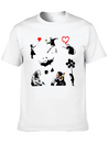 Graffiti Collection Lightweight Cotton T-Shirt – Daily Comfort Graphic Shirt