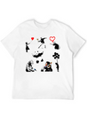 Graffiti Collection Lightweight Cotton T-Shirt – Daily Comfort Graphic Shirt