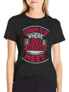 Grandpa To Be Where Love Lightweight Cotton T-Shirt – Daily Comfort Graphic Shirt