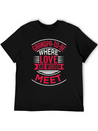 Grandpa To Be Where Love Lightweight Cotton T-Shirt – Daily Comfort Graphic Shirt