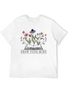 Graw Your Mind Lightweight Cotton T-Shirt – Daily Comfort Graphic Shirt