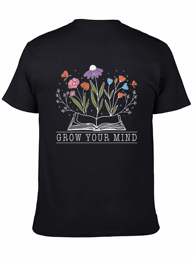 Graw Your Mind Lightweight Cotton T-Shirt – Daily Comfort Graphic Shirt
