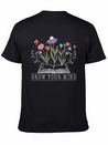 Graw Your Mind Lightweight Cotton T-Shirt – Daily Comfort Graphic Shirt