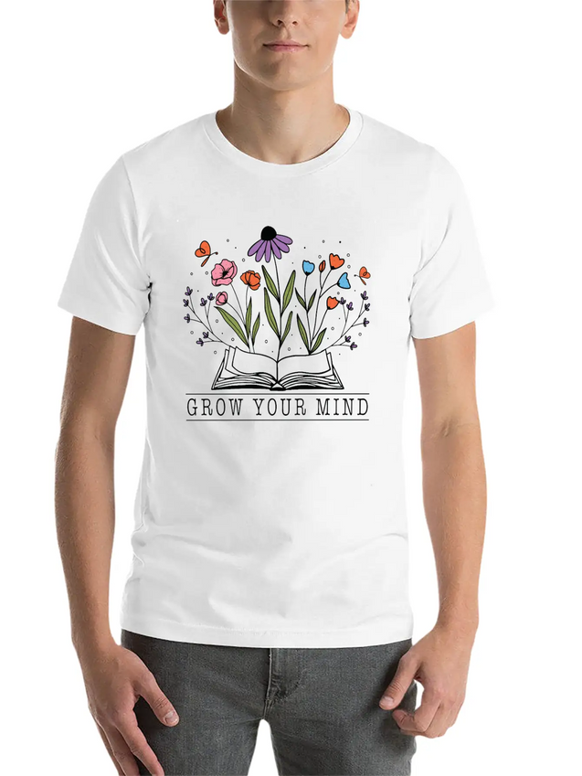 Graw Your Mind Lightweight Cotton T-Shirt – Daily Comfort Graphic Shirt