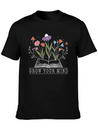 Graw Your Mind Lightweight Cotton T-Shirt – Daily Comfort Graphic Shirt