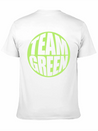 Green Team Logo Lightweight Cotton T-Shirt – Daily Comfort Graphic Shirt