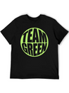 Green Team Logo Lightweight Cotton T-Shirt – Daily Comfort Graphic Shirt