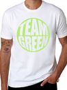 Green Team Logo Lightweight Cotton T-Shirt – Daily Comfort Graphic Shirt