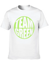 Green Team Logo Lightweight Cotton T-Shirt – Daily Comfort Graphic Shirt