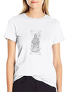 Grim Reaper Scythe Ribbon Tattoo Lightweight Cotton T-Shirt – Daily Comfort Graphic Shirt